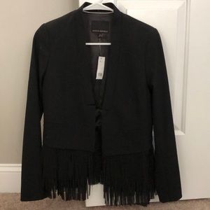 Banana Republic Fringe Blazer